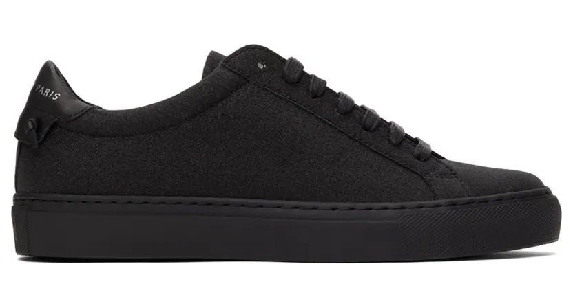 Givenchy Black Glitter 4G Urban Knots Sneakers (BE0003E13V)
