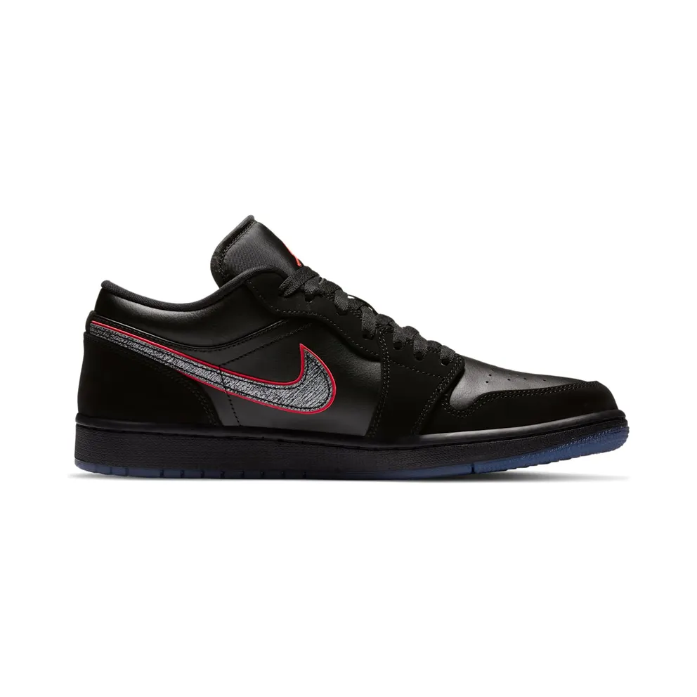 Jordan 1 Low Black Red Orbit Black/Black-Red Orbit (CK3022-006)