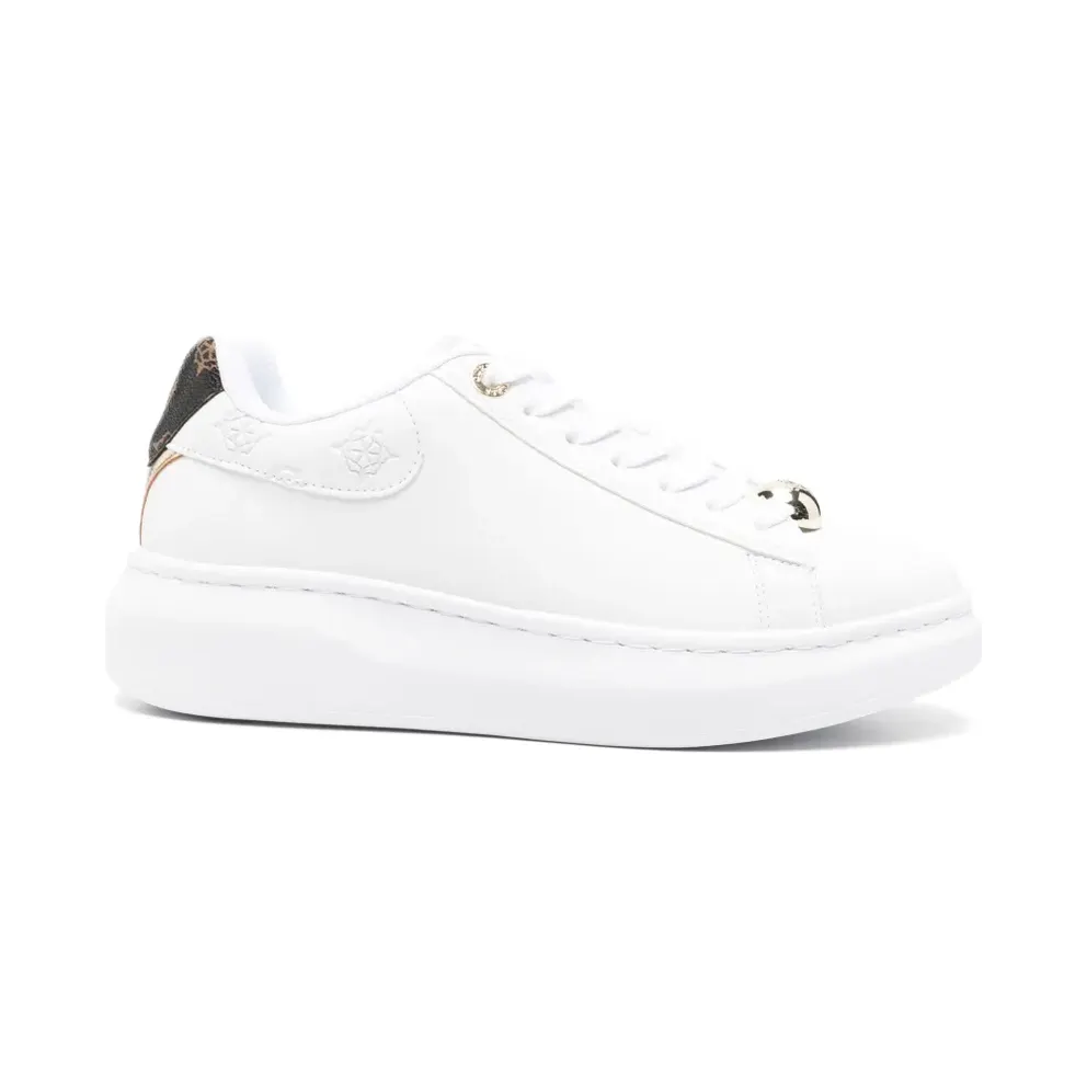 GUESS USA with plateauzool and logo-reliëf – White (FLTFRELEA12WHITE)