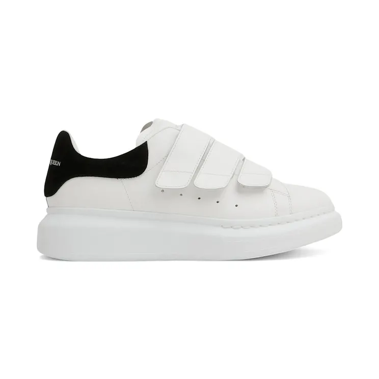Alexander McQueen Oversized Triple Strap White Black (697105 WHGP7 9061)