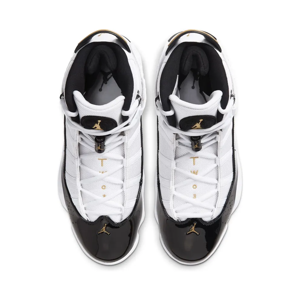 Jordan 6 Rings Defining Moments White/Black-Ice-Metallic Gold (CW6993-100)