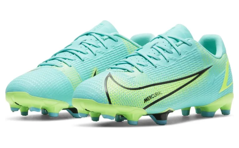 Nike Jr. Mercurial Vapor 14 Academy FG/MG Fußballschuh für verschiedene Böden für jüngere/ältere Blau (CV0811-403)