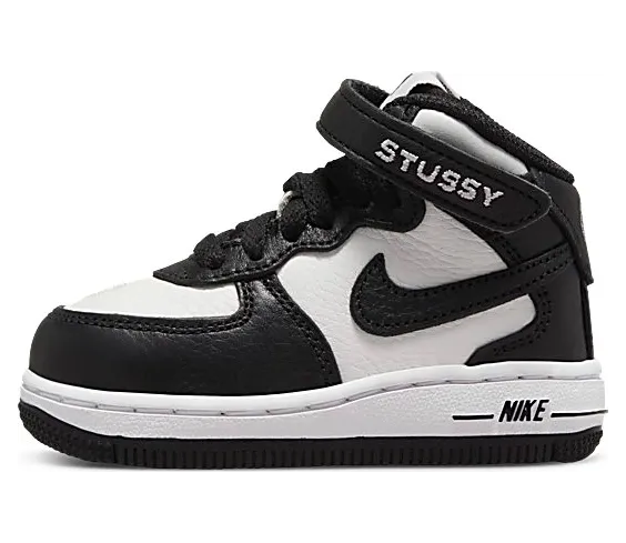 Nike x Stüssy Force 1 Mid Schwarz (DN4160-002)