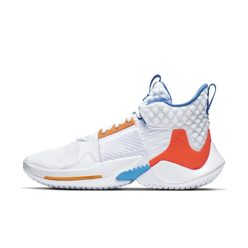 Jordan Why Not 0.2 OKC Home White/Total Crimson-Tidal Blue (AO6219-100)