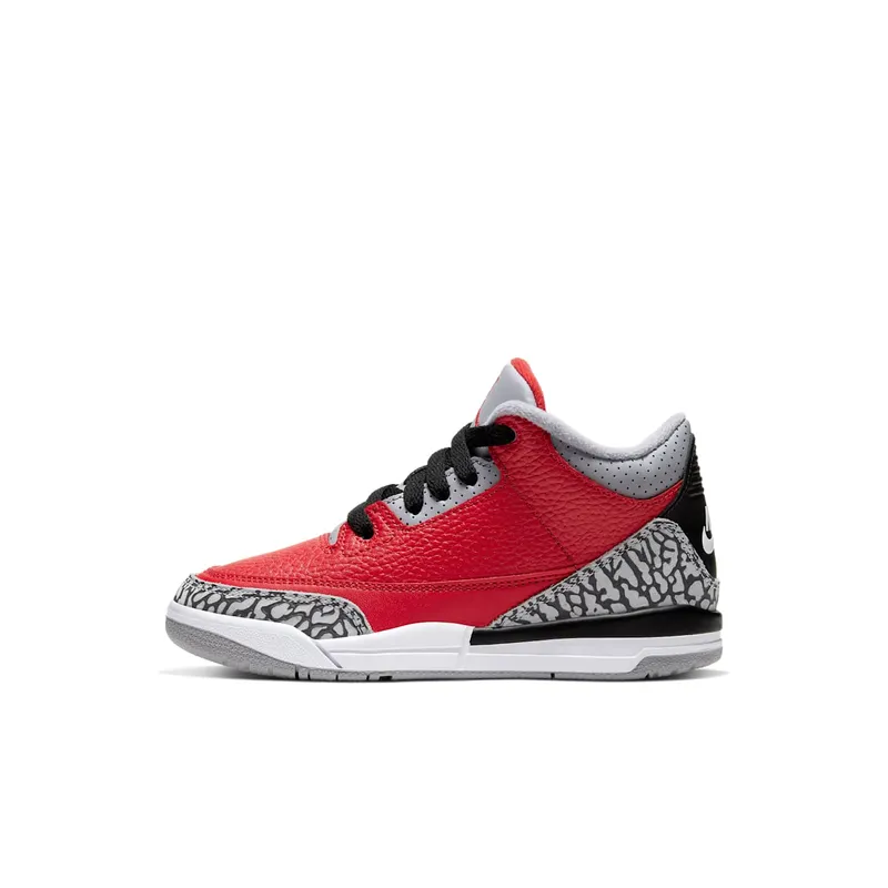 Jordan 3 Retro SE Fire Red (PS) Fire Red/Fire Red-Cement Grey-Black (CQ0487-600)