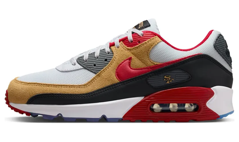 Nike Air Max 90 “San Francisco 49ers – Rivalry Pack” (II7588-100)