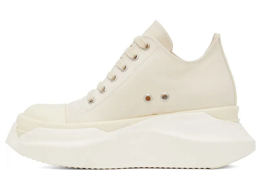 Rick Owens Drkshdw Off-White Abstract Sneakers (DU01B7842 MU) (3)