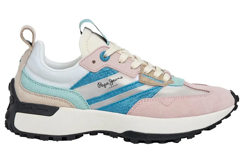 Pepe Jeans PèPè sneaker Lichtblauw / Rosa (PLS600043-324)