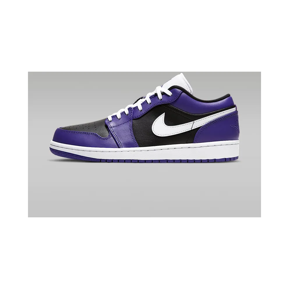 Air Jordan 1 Low Court Purple Black (2020) (553558-501)