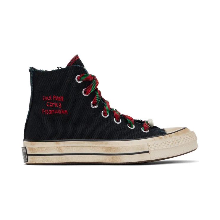 Converse x Barriers Chuck Taylor All Star ’70 Hi Black / Fiery Red / Antique White (A01786C)