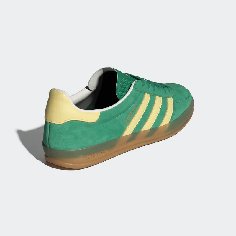 adidas Gazelle Indoor Semi Court Green / Almost Yellow / Gum (IH7500)