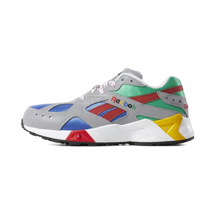 Reebok Aztrek Nintendo Grey/Cobalt-Big Green (Other Brands Reebok)