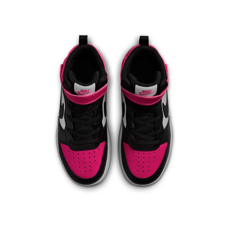 Nike Court Borough Mid 2 White Fierce Pink Black (HV0935-100)