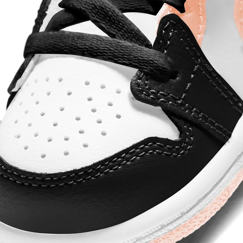 Jordan 1 Mid Arctic Orange Black Toe (TD) (640735-133)