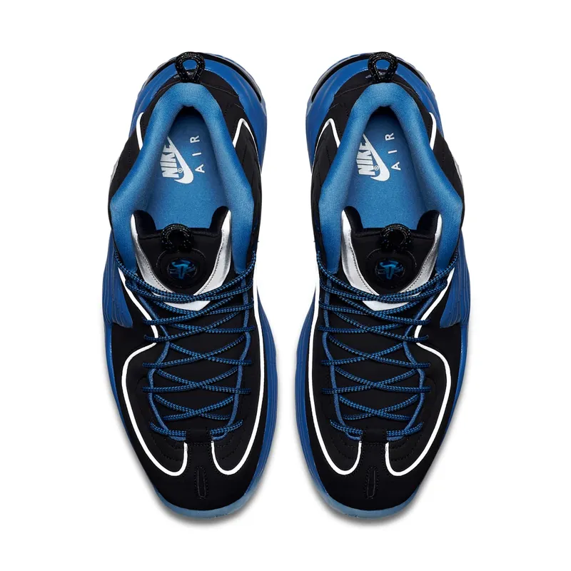 Nike Air Penny II Varsity Royal Black/Varsity Blue-Metallic Silver (333886-005)