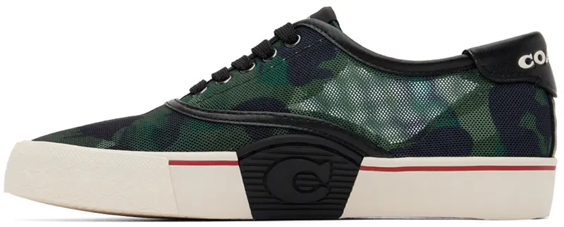 Coach 1941 Green Lace-Up Skate Shoes (CA277 R54)
