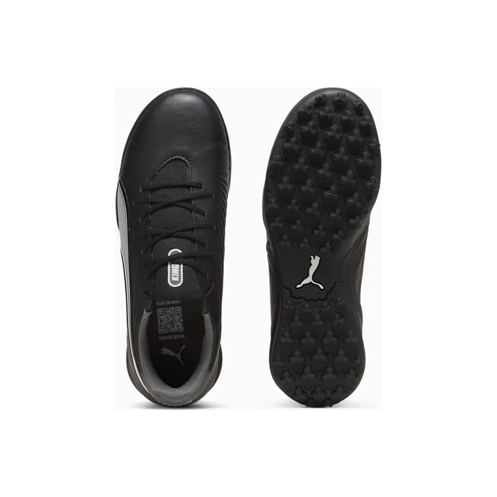 Puma King Match TT Jr Black White Cool Dark Gray (108050-01)