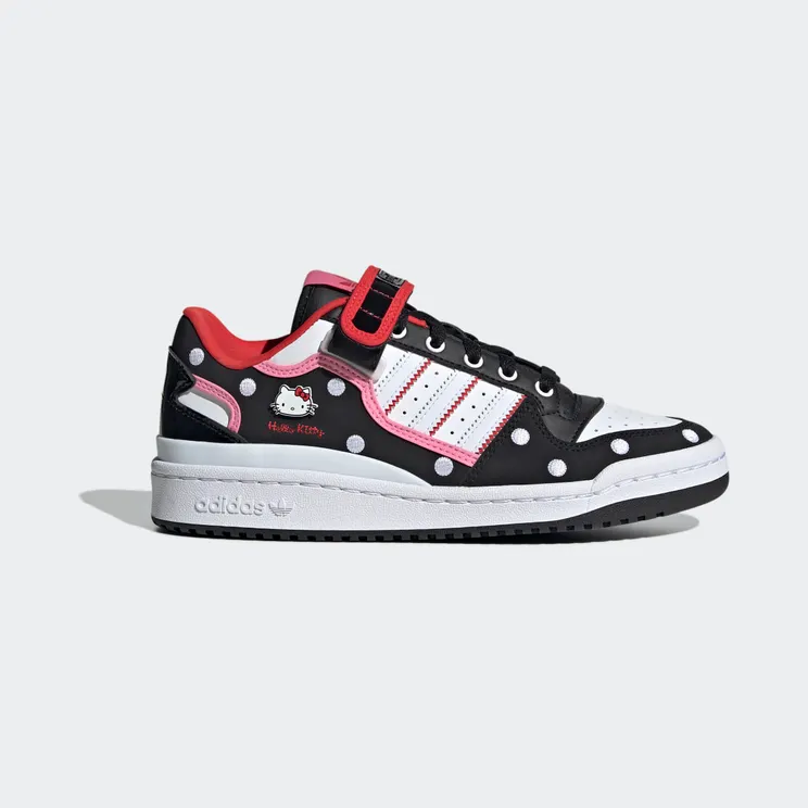 adidas Forum Low Core Black / Cloud White / Bliss Pink (GW7167)