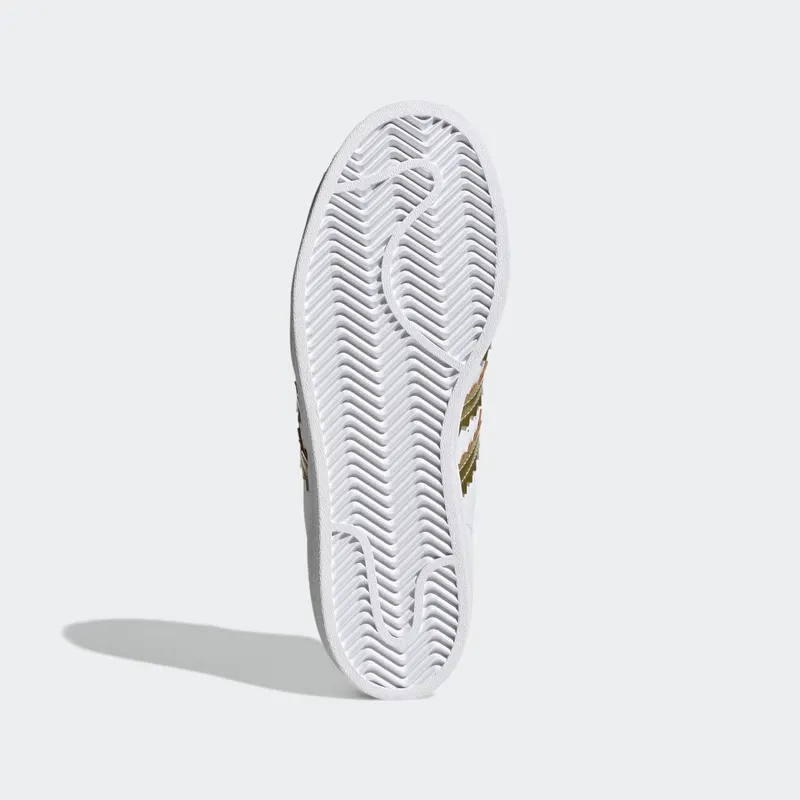 Adidas Superstar Cloud White / Matte Gold / Core Black (H03915)