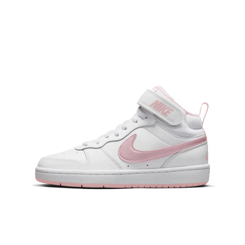 Nike Court Borough Mid 2 White Pink Glaze (CD7782-105)