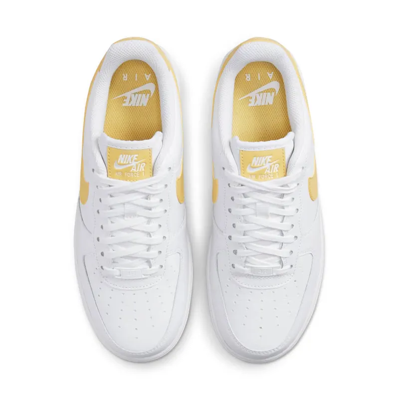 Nike Air Force 1 ’07 White Saturn Gold White White (W) (315115-170)