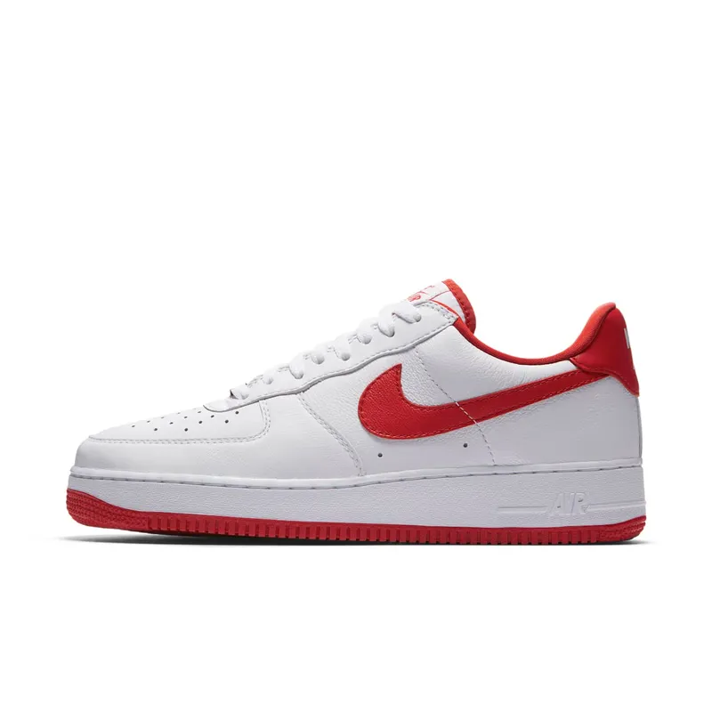 Nike Air Force 1 Low Think 16 (Fo Fi Fo) White/University Red-Metallic Gold-White (AQ5107-100)