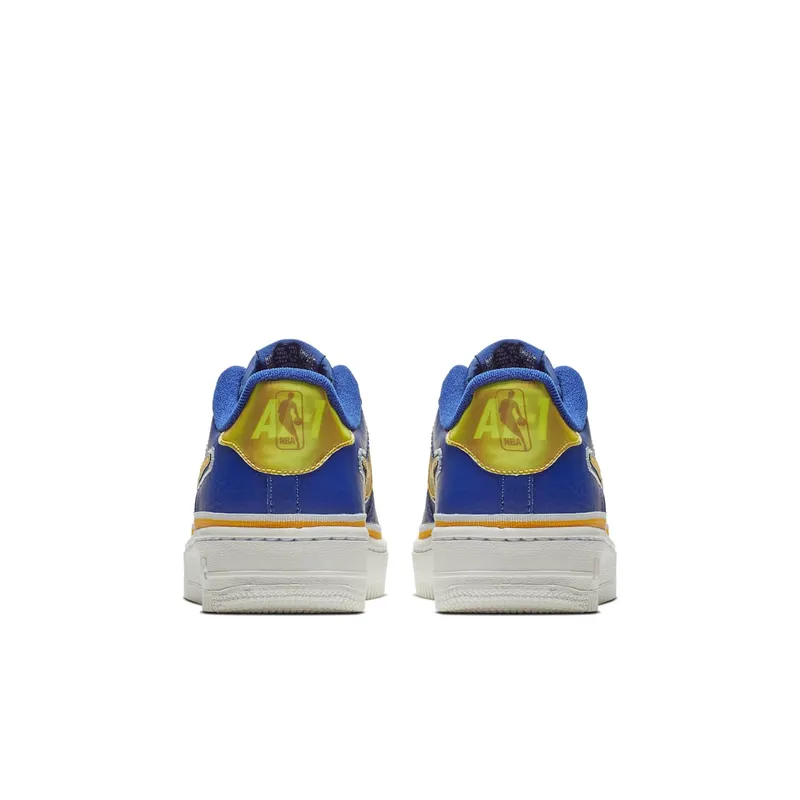 Nike Air Force 1 Low NBA Warriors (GS) Deep Royal Blue/University Gold-Off White (AR0734-400)