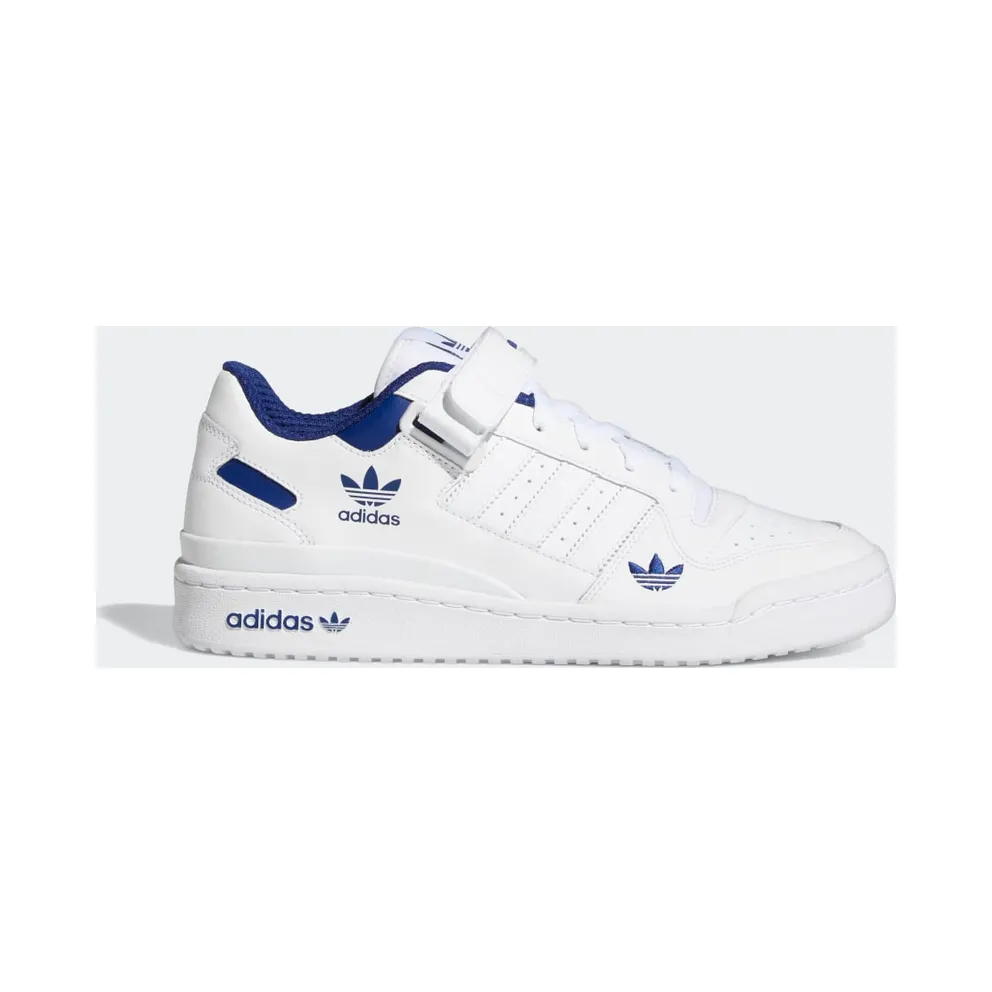 adidas Forum Low Schuh Cloud White / Victory Blue / Cloud White (H01673)