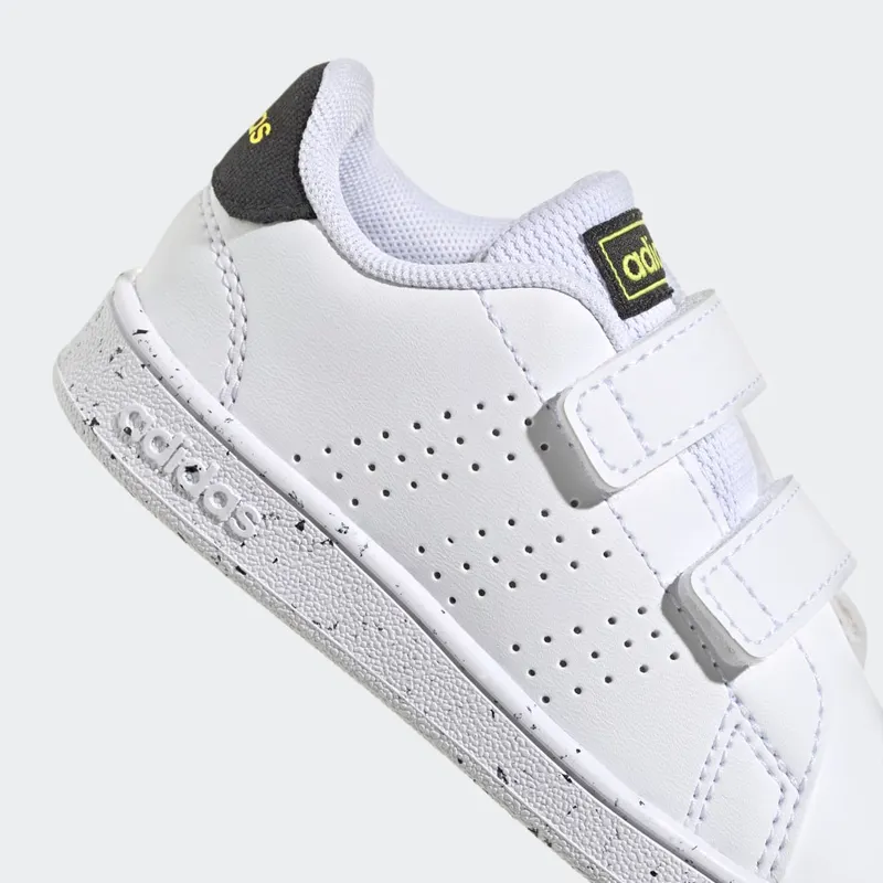 Adidas Advantage Lifestyle Court Two Hook-and-Loop Cloud White / Core Black / Beam Yellow (GW6502)