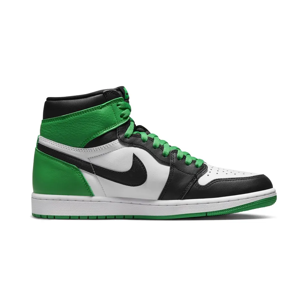 Air Jordan 1 Retro High OG Black/White/Lucky Green (DZ5485-031)
