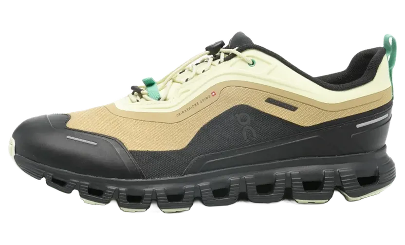 On Cloud 6 Geo Waterproof “Limelight Safari”: Regen? Nur zu