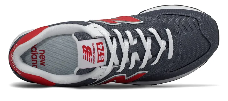 New Balance 574 Summer Mesh Grey Red Thunder/Team Red (ML574SCJ)