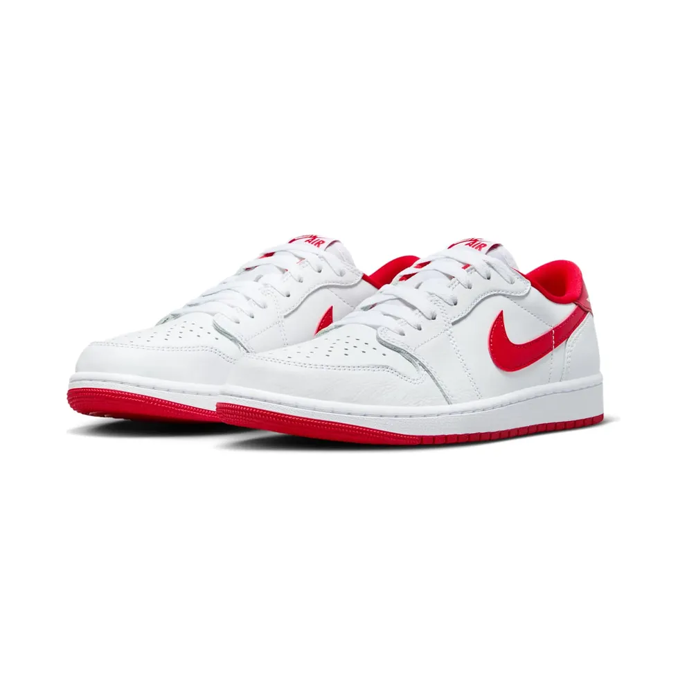 Air Jordan 1 Low OG White/White/University Red (CZ0790-161)