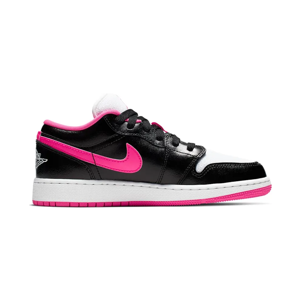 Jordan 1 Low Black White Hyper Pink (GS) Black/White-Hyper Pink (554723-061)