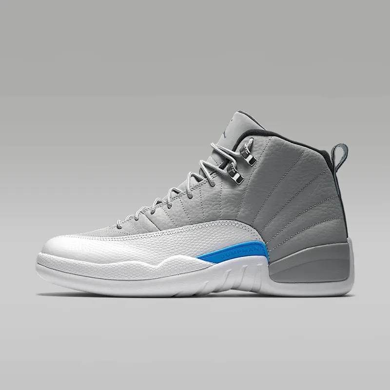Air Jordan Nike AJ XII 12 Retro Grey University Blue (130690-007)