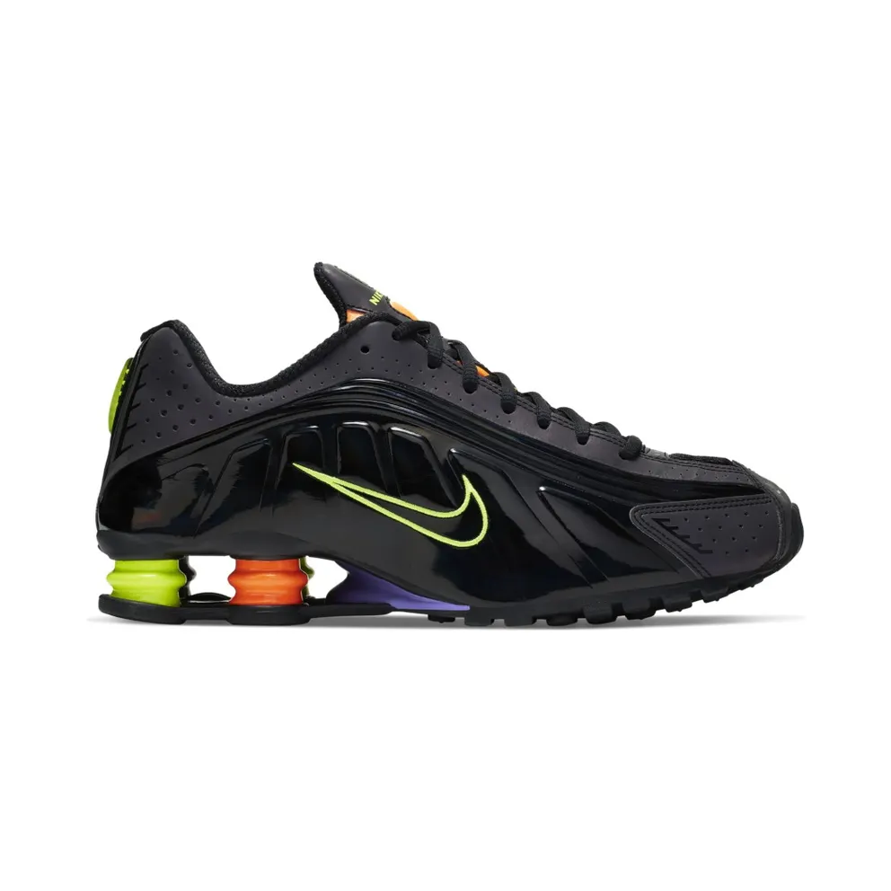 Nike Shox R4 Gel Black Neon Black/Volt-Orange (CI1955-074)
