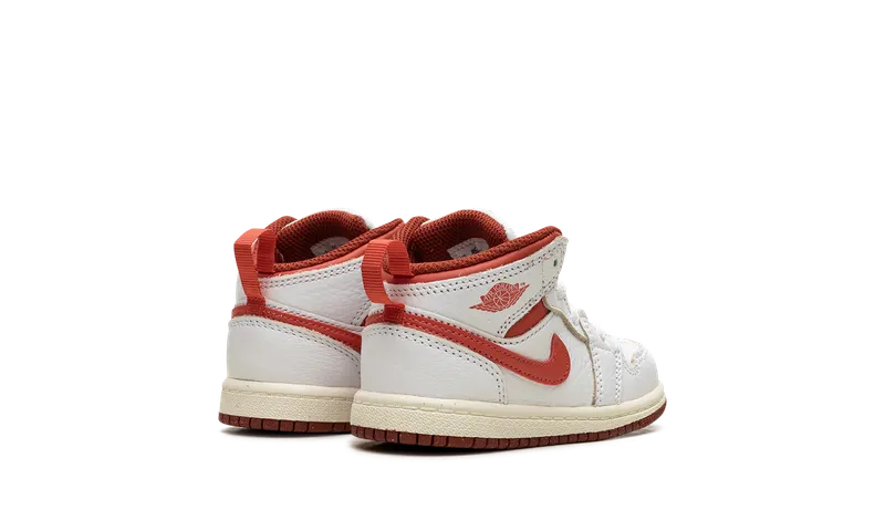 Air Jordan 1 Mid SE TD “White Dune Red” (FJ3466-160)