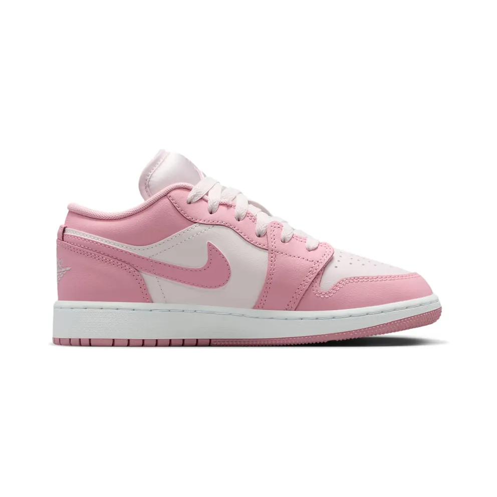 Air Jordan 1 Low GS “Medium Soft Pink White'” (553560-614)
