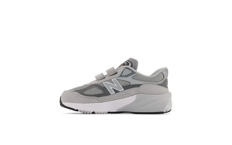 New Balance FuelCell 990v6 Hook and Loop Grey Silver (PV990GL6)