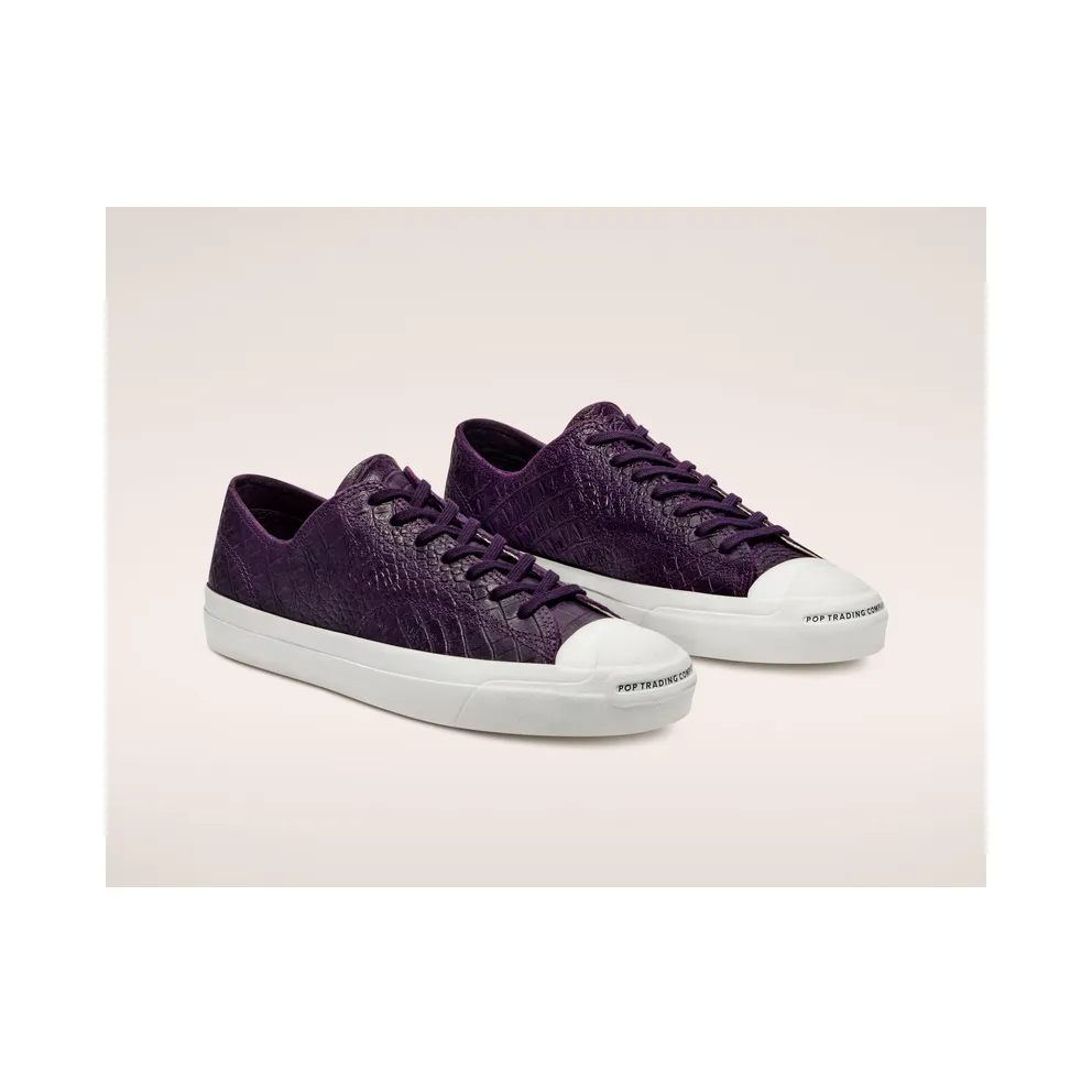 Converse Jack Purcell Ox Pop Trading Company Dragonskin Grand Purple/Black-Egret (170544C)