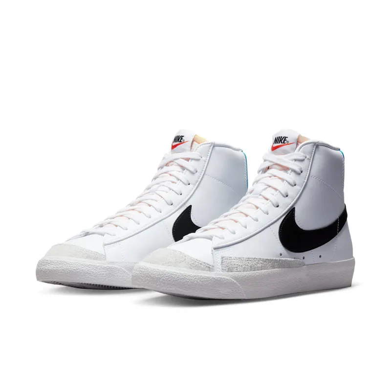 Nike Blazer Mid 77 Vintage White Blue Lightning Black (BQ6806-121)