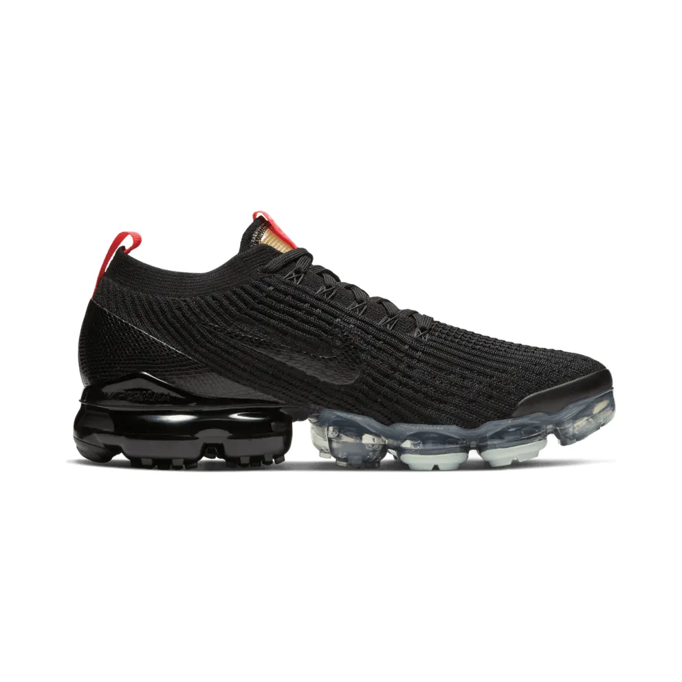 Nike Air VaporMax Flyknit 3 Black Snakeskin Black/Gold-Crimson-Black (AJ6900-023)