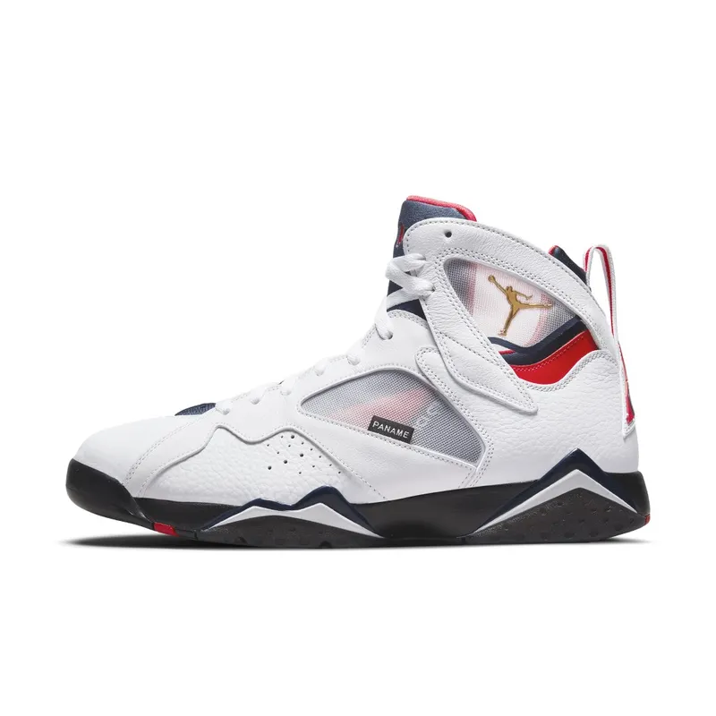 Air Jordan x PSG Retro 7 (2021) – “White / College Navy / Sport Royal / University Red” (CZ0789-105)