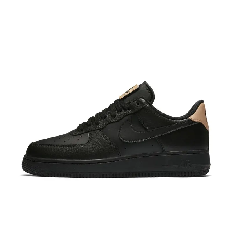Nike Air Force 1 Low Black Vachetta Tan Black/Black-Black-Black (718152-016)