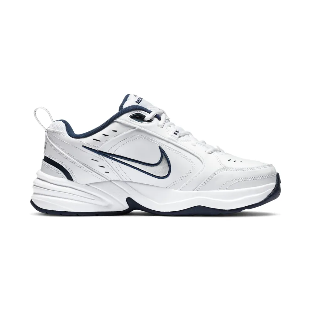 Nike Air Monarch IV White Navy White/Metallic Silver (415445-102)