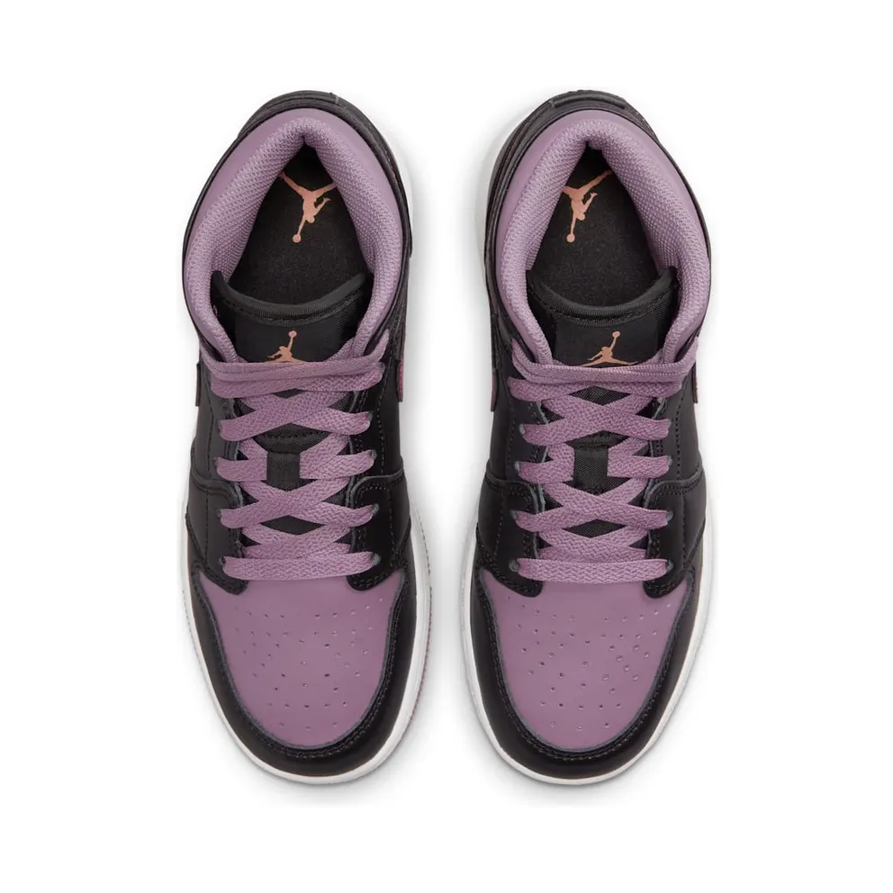Air Jordan Retro 1 Mid SE GS “Black Sky J Mauve” (FB9909-008)