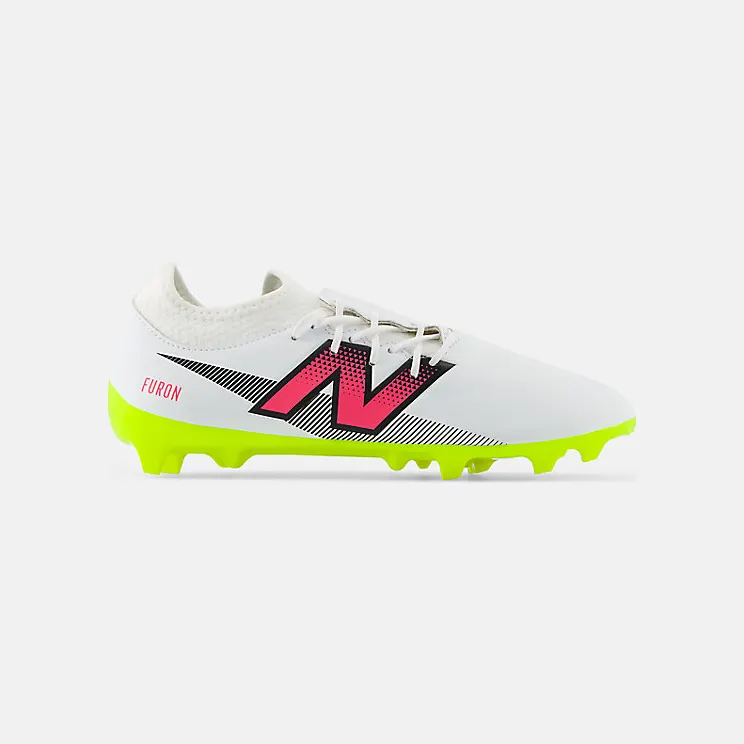 New Balance Furon Dispatch FG V7 White Hi-Lite Neon Pink (SF3FH75)