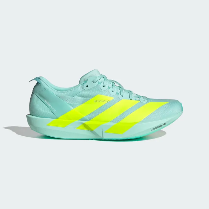 Adidas Adizero Adios 9 Running Shoes Semi Flash Aqua / Lucid Lemon / Mint Ton (JH5245)