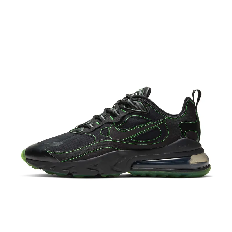 Nike Air Max 270 React Black Electric Green Black/Black-Electric Green (CQ6549-001)