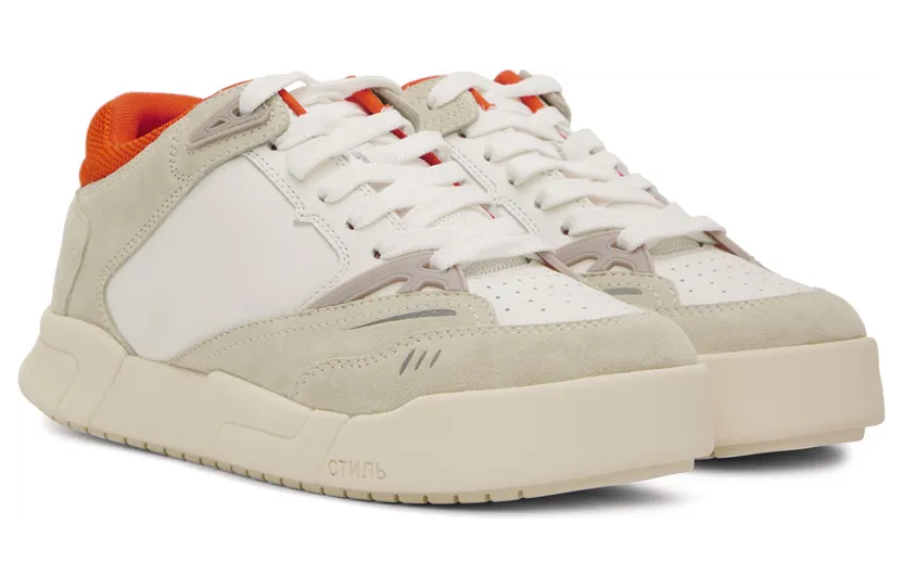 Heron Preston Low Key “White/Orange” (HMIA025F22LEA0012001) (4)